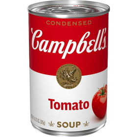 Campbell's Condensed Soup Red &amp; White Tomato Soup, 10.75 Ounces, 48 per case
