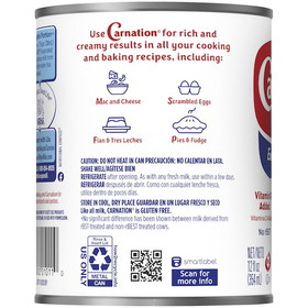 Nestle Carnation Kosher Evaporated Milk 12 Ounces Per Can - 24 Per Case