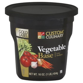 Gold Label No Msg Added Gluten Free Low Sodium Vegan Vegetable Base Paste, 1 Pounds, 6 per case