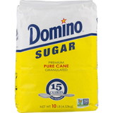 Domino Granulated Sugar, 10 Pounds, 4 per case
