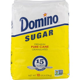 Domino Granulated Sugar, 10 Pounds, 4 per case