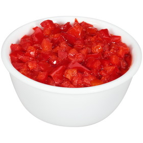 Dunbar Diced Red Peppers 15 Ounce Can 24 Per Case