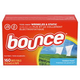Bounce Bounce Dryer Sheet Outdoor Fresh, 160 Count, 6 per case