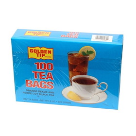 Golden Tip Tea Bag Golden Tip Blue With Tag, 100 Count, 10 per case