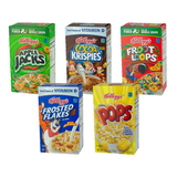 Kellogg Fun Pack 8 Apple Jacks, 8 Cocoa Krispies, 8 Corn Pops, 8 Froot Loops, 8 Frosted Flakes Cereal, 96 Count, 1 per case