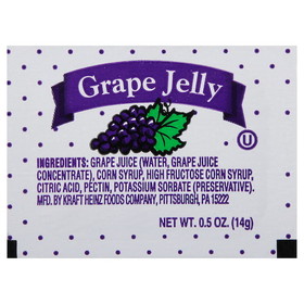 Portion Pac Flavor #12 80 Grape 80 Strawberry Jam 40 Mixed Fruit Jelly .05 Ounce Cup - 200 Per Case