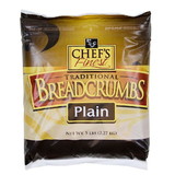 Chef's Finest Crumbled Medium Plain Bread, 5 Pounds, 6 per case