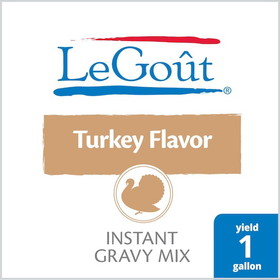 Legout Turkey Flavor Instant Gravy Mix, 1 Pounds, 8 per case