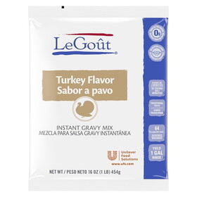 Legout Instant Turkey Flavor Gravy Mix, 1 Pound, 8 Per Case