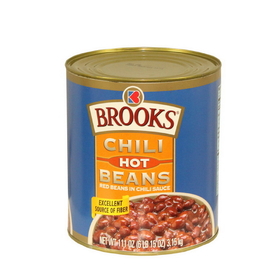 Brooks Birds Eye Hot Chili Beans, 111 Ounces, 6 per case