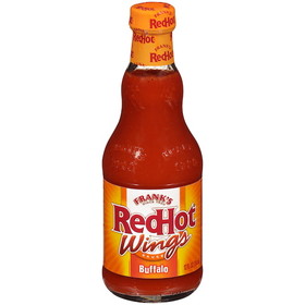 Frank's Redhot Sauce Frank Red Hot Buffalo Wing, 12 Fluid Ounces, 12 per case