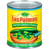 Las Palmas Diced Green Chiles 27 Ounce Can - 12 Per Case
