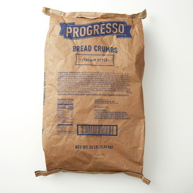 Progresso Italian Style Bread Crumbs Bag 25 Pounds - 1 Per Case
