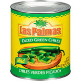 Las Palmas Las Palmas Green Diced, 100 Ounces, 6 per case