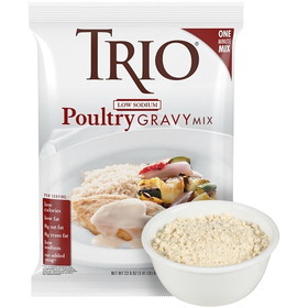 Trio Low Sodium Poultry Gravy, 1.41 Pounds, 8 per case