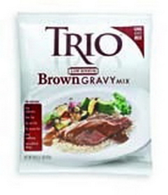 Trio Low Sodium Brown Gravy Mix, 1 Pounds, 8 per case