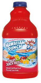 Hawaiian Punch Red Fruit Juicy Plastic, 64 Fluid Ounces, 8 per case
