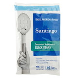 Santiago(R) Seasoned Vegetarian Black Beans 138 4 Oz Servings Per Case Convenient 6/26.9 Oz Pchs