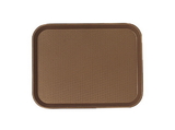 Cambro 13.81 Inch X 17.75 Inch Brown Plastic Fast Food Tray 12 Per Pack - 1 Per Case