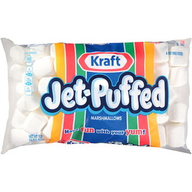 Jet-Puffed Regular White Marshmallows, 1 Pounds, 12 per case