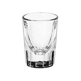 Libbey 1.5 Ounce Fluted Lined Whiskey Shot Glass, 12 Each, 4 Per Case