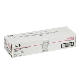 Ncco National Checking 3.5 Inch X 6.75 Inch 2 Part Interleaving Carbon Salmon Tint 13 Line Guest Check, 2500 Each, 1 per case