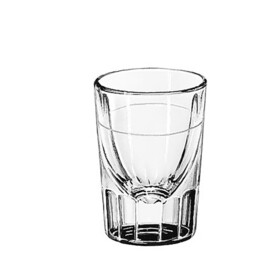 Libbey 1 &amp; 2 Ounce Fluted Whiskey Glass, 48 Each, 1 Per Case