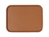 Cambro 11.875 Inch X 16.13 Inch Brown Plastic Fast Food Tray 1 Per Pack - 24 Per Case