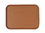 Cambro 11.875 Inch X 16.13 Inch Brown Plastic Fast Food Tray 1 Per Pack - 24 Per Case, Price/Case
