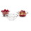 Carlisle Foodservice 5 Ounce Tulip Plastic Clear Dessert Dish, 24 Each, 1 per case, Price/Case