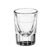 Libbey 2 Ounce Fluted Lined Whiskey - Line At 7/8 Ounce Glass, 48 Each, 1 Per Case