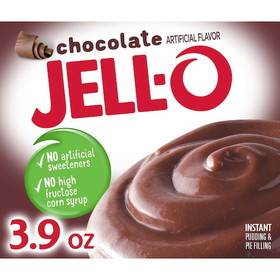 Jell-O Instant Chocolate Pudding, 3.9 Ounces, 24 per case