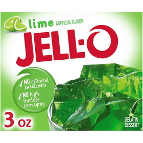 Jell-O Lime Gelatin, 3 Ounces, 24 per case