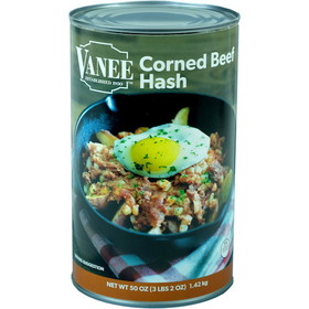 Vanee Corned Beef Hash Entree, 50 Ounces, 12 per case