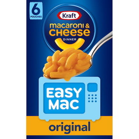 Kraft Easy Macaroni &amp; Cheese Single Serve, 12.9 Ounces, 8 per case