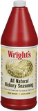 Wright's Hickory Liquid Smoke Seasoning, 32 Fluid Ounces, 12 per case