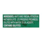 Regina 520421 Regina White Wine Vinegar 1 Gallon Jug - 4 Per Case