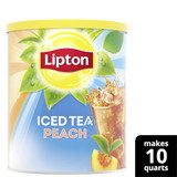 Lipton Tea Peach Tea With Sugar 10 Quarts Per Pack - 6 Packs Per Case
