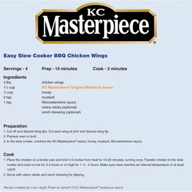 Kc Masterpiece Gluten Free Original Barbecue Sauce, 158 Ounces, 4 per case