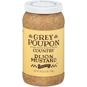 Grey Poupon Mustard Country Dijon, 3 Pounds, 6 per case
