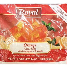 Royal Orange Gelatin Mix, 24 Ounces, 12 per case