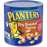 Planters Dry Roasted Salted Peanuts, 52 Ounces, 6 per case