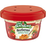 Chef Boyardee Entree Chef Boyardee Beefaroni Microwave Meals, 7.5 Ounces, 12 per case