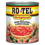 Ro Tel 6414460245 Ro Tel Original Diced Tomatoes And Green Chilies 28 ounces Per Can - 12 Per Case