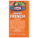 Kraft French Dressing, 0.438 Ounce, 200 per case