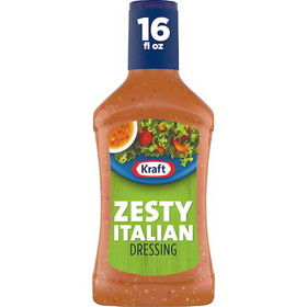 Kraft Zesty Italian Dressing, 16 Fluid Ounces, 6 per case