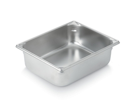 Vollrath 4 Inch Stainless Steel Half Size Steam Table Pan, 1 Each, 1 per case