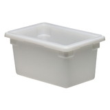 Cambro 12 Inch X 18 Inch X 9 Inch 4.75 Gallon White Food Storage Box, 1 Each, 1 per case