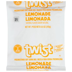 Twist Kosher, Lemonade Drink Mix, 8.6 Ounces, 12 per case
