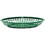 Tablecraft Oval Jumbo Forest Green Basket, 36 Each, 1 per case, Price/Case